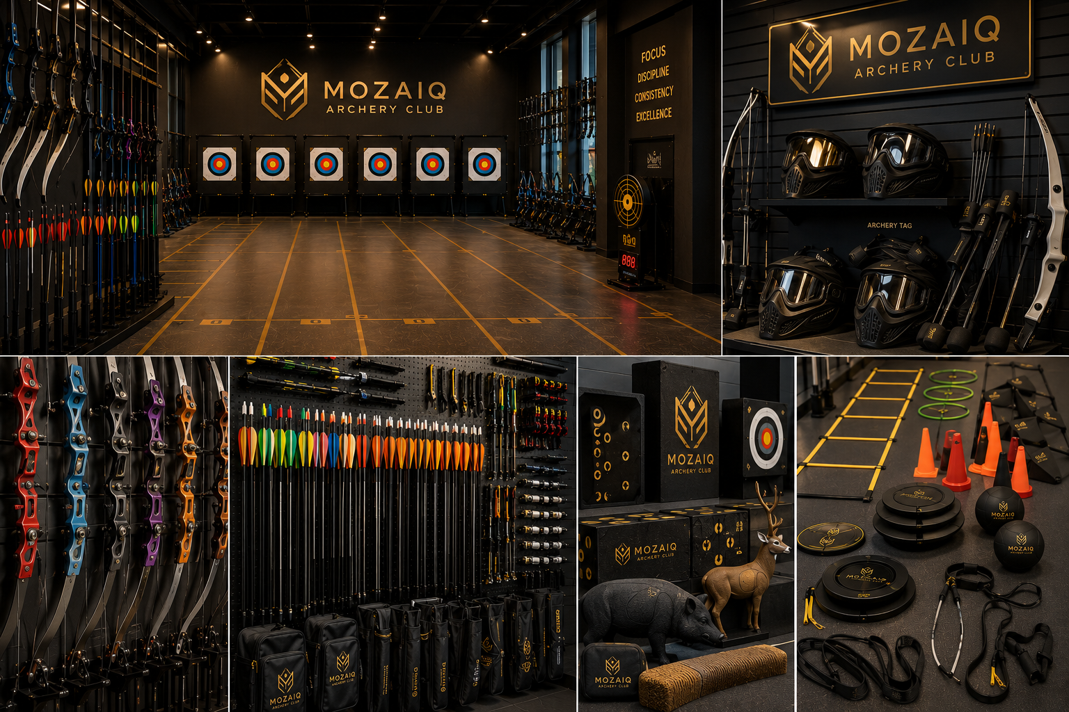Fasilitas panahan untuk program Mozaiq Future Academy