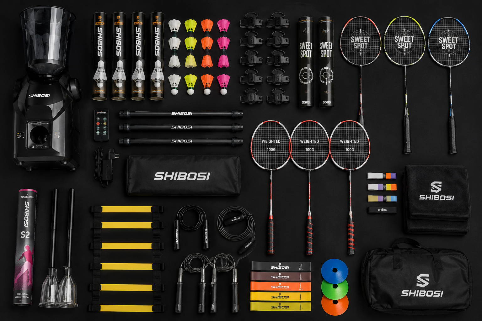 Peralatan badminton untuk program Mozaiq Future Academy