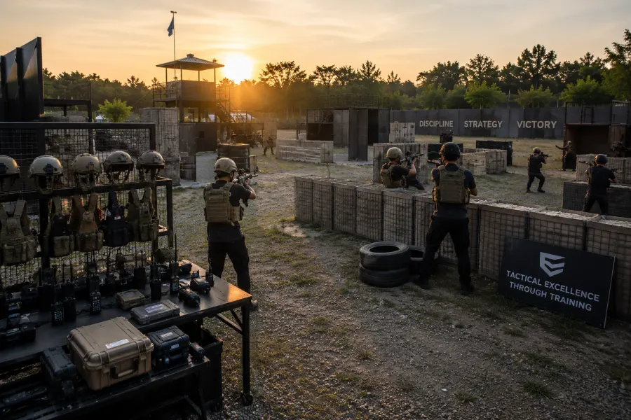 Fasilitas latihan Airsoft Leadership Mozaiq Future Academy