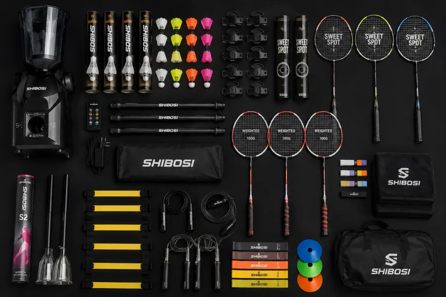 Peralatan badminton untuk program Mozaiq Future Academy