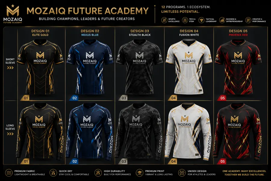 Seragam program Mozaiq Future Academy