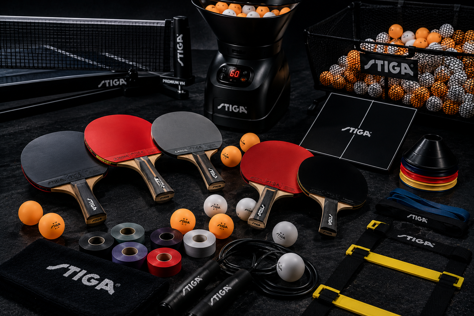 Fasilitas tenis meja untuk program Mozaiq Future Academy